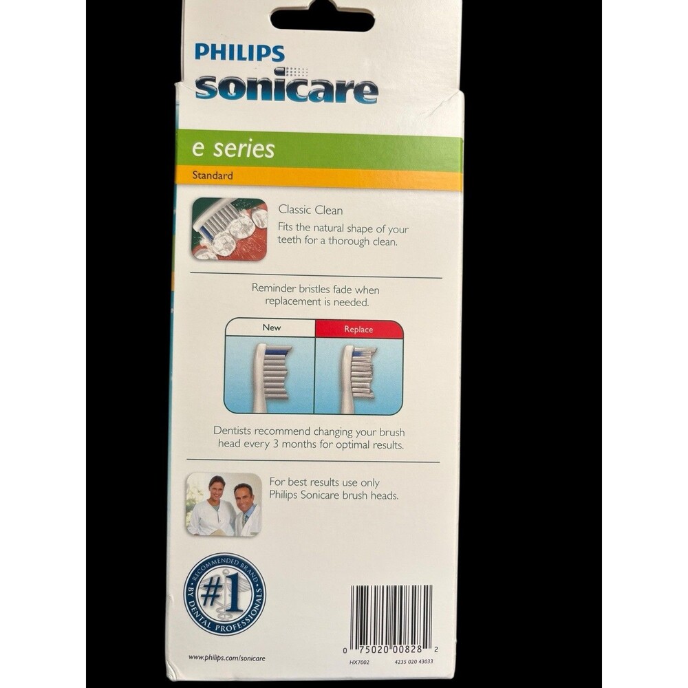 PHILIPS Sonicare E-Series Standard Replacement Brush Heads 2-Pack - Picture 3 of 7
